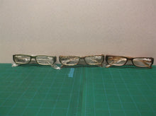 3 JM New York reading glasses +3.00 emerald green, brown & champagne plaid dg2