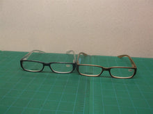 Lot of 2 JM New York reading glasses +3.00 navy blue & brown dg2