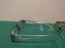 Lot of 2 JM New York reading glasses +3.00 navy blue & brown dg2