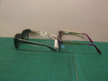 Lot of 2 JM New York reading bi-focal sunglasses +3.00 green & plum dg2