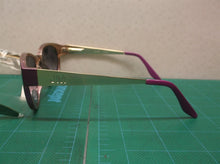 Lot of 2 JM New York reading bi-focal sunglasses +3.00 green & plum dg2