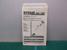 McCulloch Titan 2000 / 2030 Gas Trimmer manual only