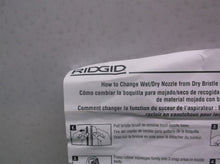 RIGID 10" VACUUM FLOOR BRUSH VT1404 1-1/4" OPENING