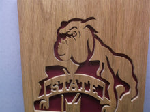 Mississippi state bulldog 8x10 cnc wood art MR1