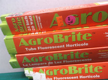 lot of 4 BUAB24 Agrobrite T12 20W 24 in Fluorescent Tubes
