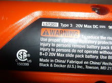 Black & Decker LST201 String Trimmer / Edger Cordless tool only 20V