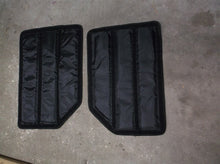 4 piece automotive black out curtains 46x21 1/2 24x16 3/8 45 1/2x21 3/8