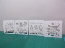 24 Pcs Christmas Stencils Drawing Templates