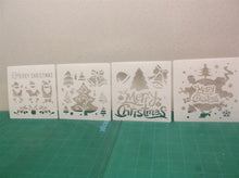 24 Pcs Christmas Stencils Drawing Templates