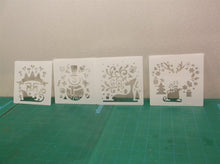 24 Pcs Christmas Stencils Drawing Templates