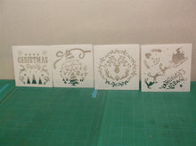 24 Pcs Christmas Stencils Drawing Templates