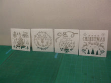 24 Pcs Christmas Stencils Drawing Templates
