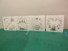 24 Pcs Christmas Stencils Drawing Templates