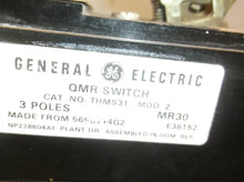 GE THMS31 3-Pole QMR Disconnect Switch MR 30 Model 2