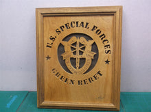 U.S. Special Forces* Green Beret* 11x14 cnc wood art MR1
