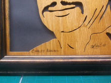 CHARLES BRONSON- wood framed art 12X10 MR1