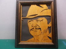 CHARLES BRONSON- wood framed art 12X10 MR1