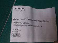 Avaya 1603 PoE Splitter 5V 700415607 w/Screws