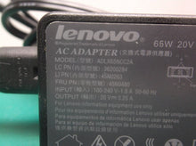 Lenovo Laptop 65W 20V AC Power Adapter Model ADLX65NCC2A