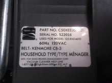 KC83QDWCZV06 Vacuum Floor Nozzle Assembly off a Kenmore Pop-n-Go 600 series