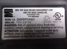 KC85PDKMZV0X part rep KC85PDKMZV0X Vacuum PowerMate Jr off 11621814410 Kenmore