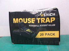 USKICH 20 Pack Mouse Trap Mice Trap That Work Human Power Mouse Killer Mouse Cat