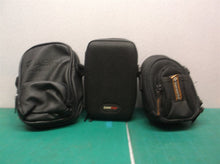 Lot of 3 Black Case for small storage- Casio, Game Stop & Samsonite
