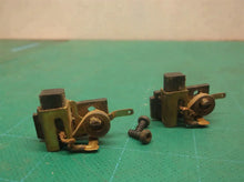 N097702 (2) Brush Box Assembly from a DeWALT DWE4011 4.5" Small Angle Grinder