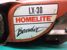 Vintage HOMELITE LX30 BANDIT Chainsaw with 12" Bar**FOR PARTS ONLY