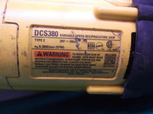 Dewalt DCS380 Variable Speed Reciprocating Saw 20 Volt Bare Tool dbyrr8w