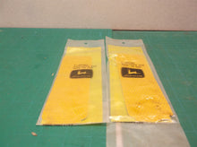 lot of 2 john deere jd5581 amber/yellow DECAL REFLECTIVE LABEL 6.5" x 2"