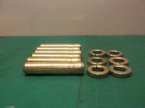 (6) 8E6358 & 1U2405 REPLACMENT Bucket Teeth Pins & Retainers J350 Series