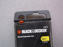 BLACK+DECKER 16270 5pc Screw Extractor Set