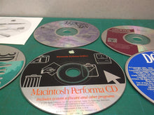 APPLE MACINTOSH PERFORMA Compact Disc Vinyl Case 10 software titles see photos