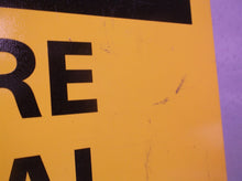 Caution Do Not Enter METAL Sign Spanish Cuidado No Entre Personal SPC452AB 14X10