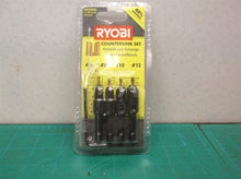 Ryobi Countersink Set, AR2008G, 4pc, #6 #8 #10 #12 Sizes,
