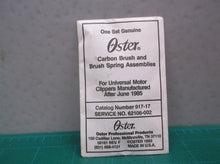 Oster 917-17 Carbon Brush & Brush Spring Assemblies