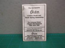 Oster 917-17 Carbon Brush & Brush Spring Assemblies