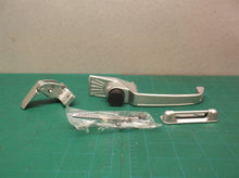 Silver screen door handle