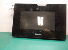 Black door with hinges Off Magic Chef Model HM1110B Microwave