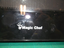 Black door with hinges Off Magic Chef Model HM1110B Microwave