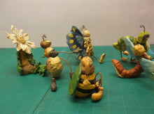 Lot of 6 poseable yard bugs