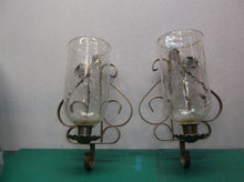 pair of 2 Wall sconces candle holders ds1