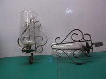 pair of 2 Wall sconces candle holders ds1