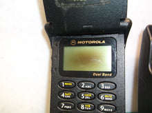 Motorola StarTAC Black Cellular Flip Phone Not Tested for parts w/Holster