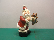 Eddie Walker Figurines Santa Stocking w Bear ds1