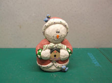 Eddie Walker Figurines Snowman w Bird House ds1