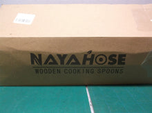 WOODEN KITCHEN UTENSILS SET WITH HOLDER NAYAHOSE 11 PC TEAK WOODEN SPOON SPATULA