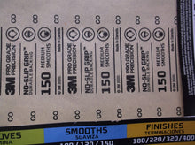 3M Pro Grade No-Slip Grip Advanced Sandpaper, 9 X 11-in, 150 Grit, 4/Pack