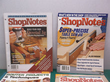 4 Shop Notes woodworking magazines Dovetail Jig, Table saw Jig, Router Projects